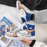 נעליים - סניקרס אינוסקה כחולות ג'ורדן - Demon Slayer \ קוטל השדים
