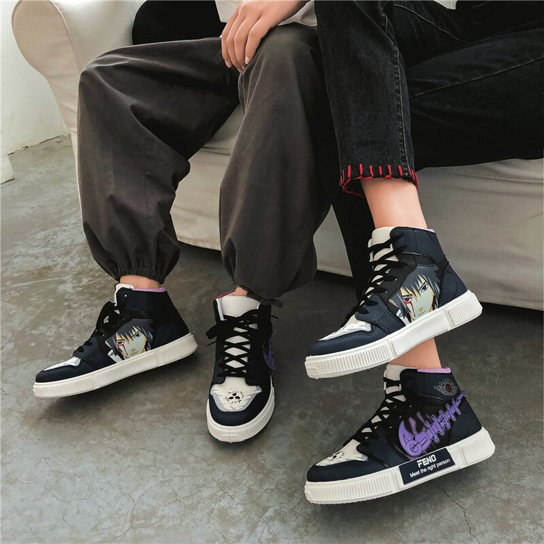 נעליים - סניקרס סאסקה שחורות ג'ורדן - Naruto \ נארוטו