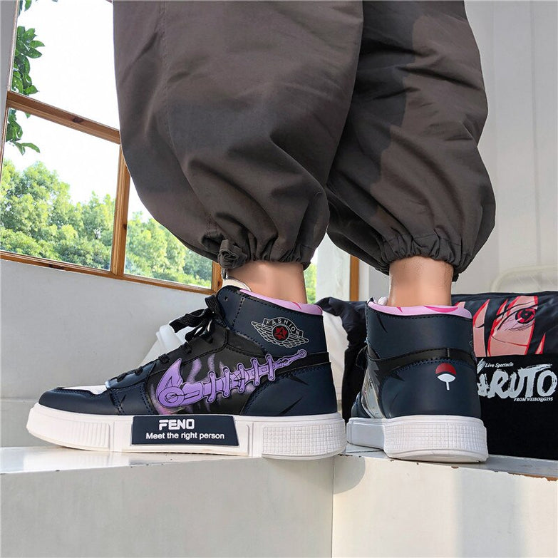 נעליים - סניקרס סאסקה שחורות ג'ורדן - Naruto \ נארוטו