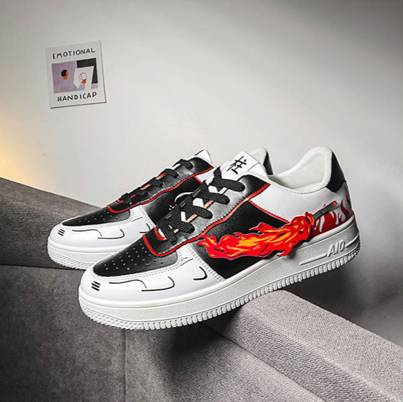 נעליים - סניקרס קיוג'ורו איירפורס נמוכות - Demon Slayer \ קוטל השדים