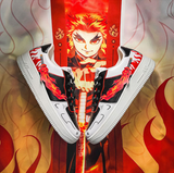 נעליים - סניקרס קיוג'ורו איירפורס נמוכות - Demon Slayer \ קוטל השדים