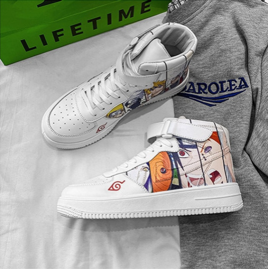 נעליים - סניקרס דמויות נארוטו איירפורס גבוהות - Naruto \ נארוטו