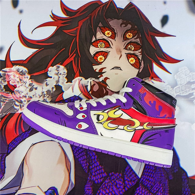 נעליים - סניקרס קוקושיבו ירח ראשון ג'ורדן - Demon Slayer \ קוטל השדים