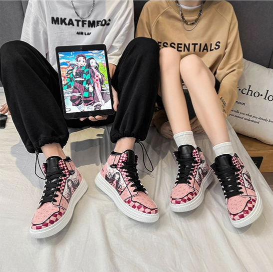 נעליים - סניקרס נזוקו ג'ורדן - Demon Slayer \ קוטל השדים