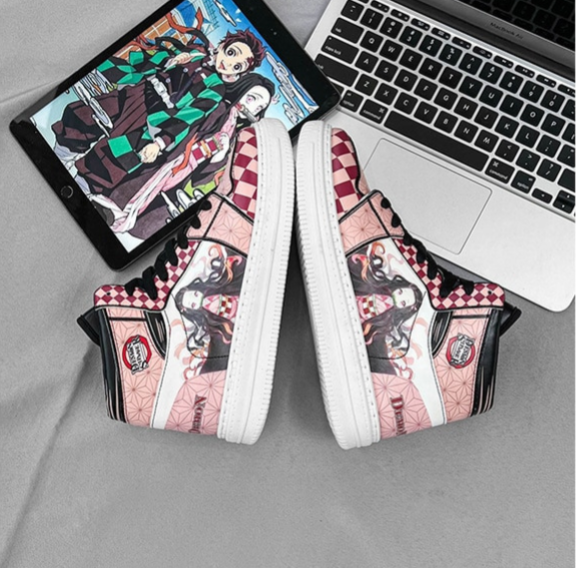 נעליים - סניקרס נזוקו ג'ורדן - Demon Slayer \ קוטל השדים