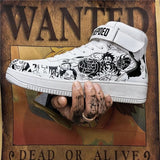 נעליים - סניקרס לופי גיר רביעי מנגה איירפורס מיד - One Piece \ וואן פיס