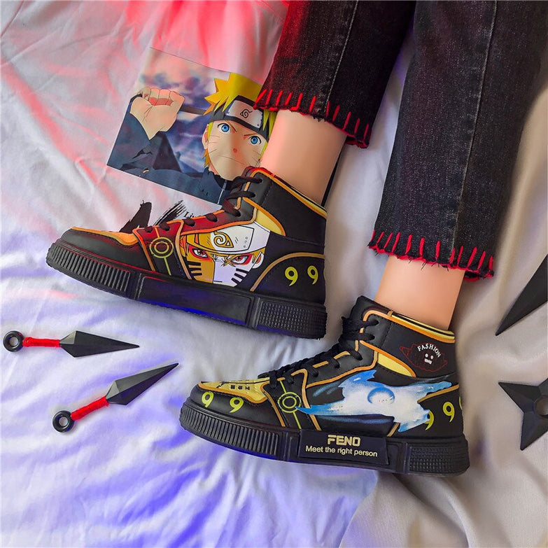 נעליים - סניקרס נארוטו צ'אקרה רסנשוריקן ג'ורדן - Naruto \ נארוטו