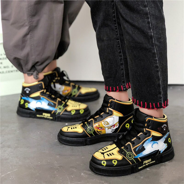 נעליים - סניקרס נארוטו צ'אקרה רסנשוריקן ג'ורדן - Naruto \ נארוטו