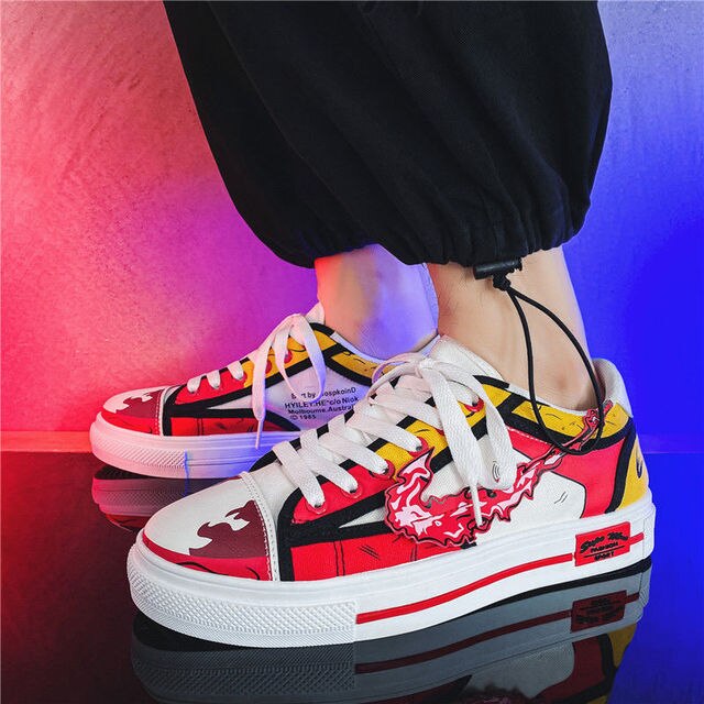 נעליים - סניקרס קיוג'ורו בד נמוכות - Demon Slayer \ קוטל השדים