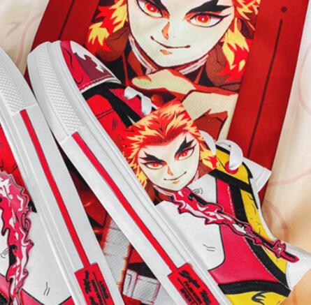 נעליים - סניקרס קיוג'ורו בד נמוכות - Demon Slayer \ קוטל השדים