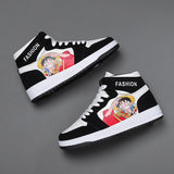 נעליים - סניקרס לופי פשוטות ג'ורדן - One Piece \ וואן פיס