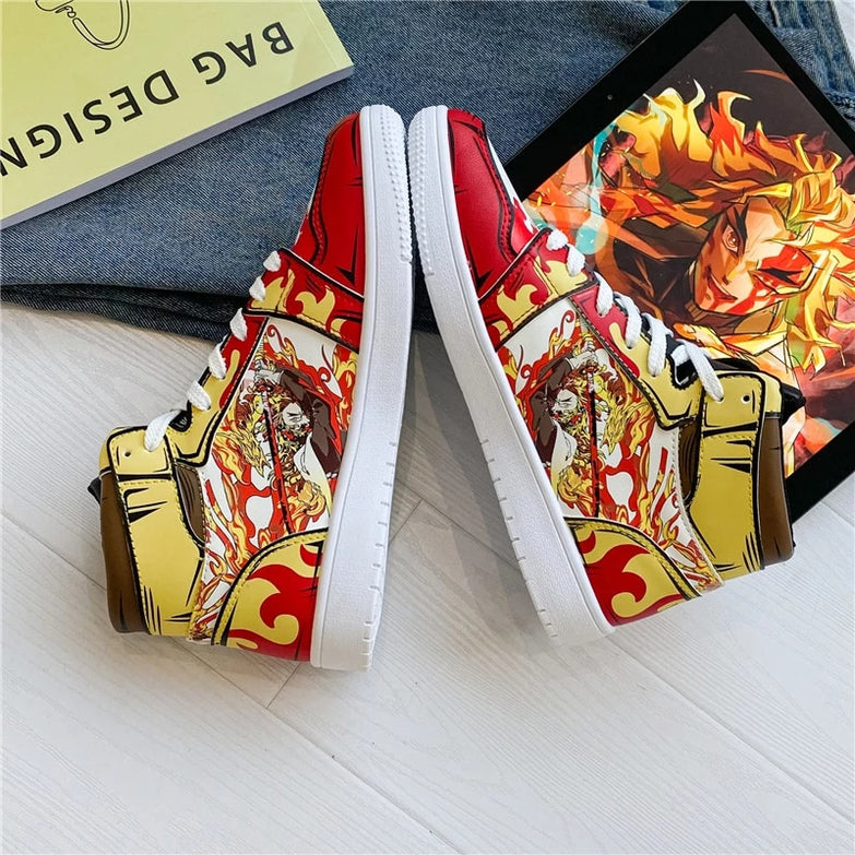 נעליים - סניקרס קיוג'ורו ג'ורדן - Demon Slayer \ קוטל השדים