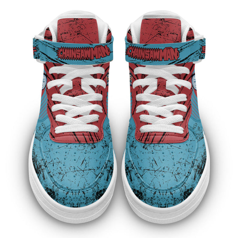 נעליים - סניקרס אקי איירפורס גבוהות - Chainsaw Man \ איש המסור