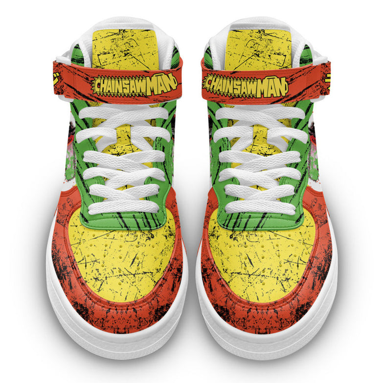 נעליים - סניקרס דנג'י איירפורס גבוהות - Chainsaw Man \ איש המסור
