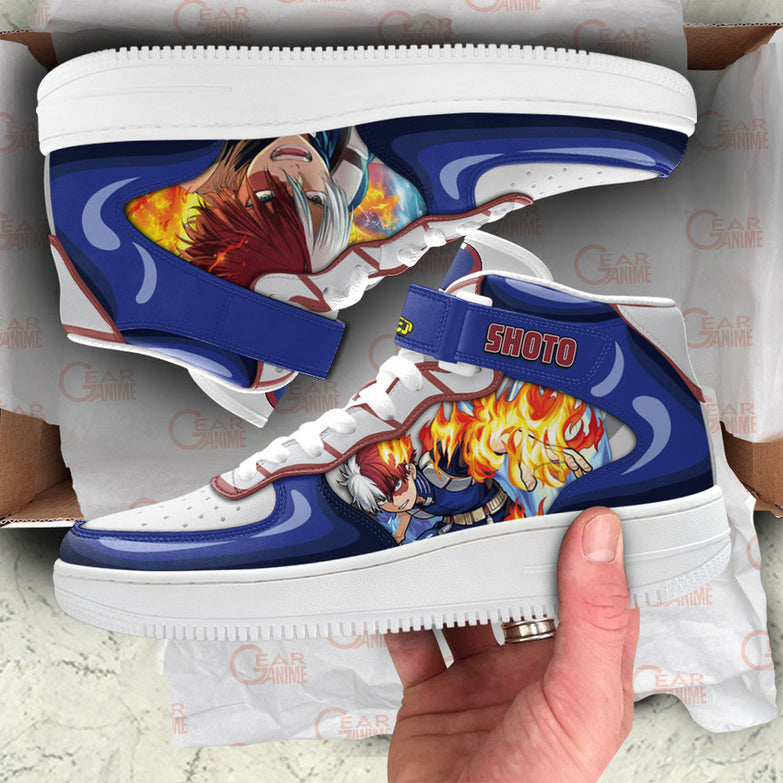 נעליים - סניקרס טודורוקי איירפורס גבוהות - My Hero Academia \ אקדמיית הגיבורים שלי