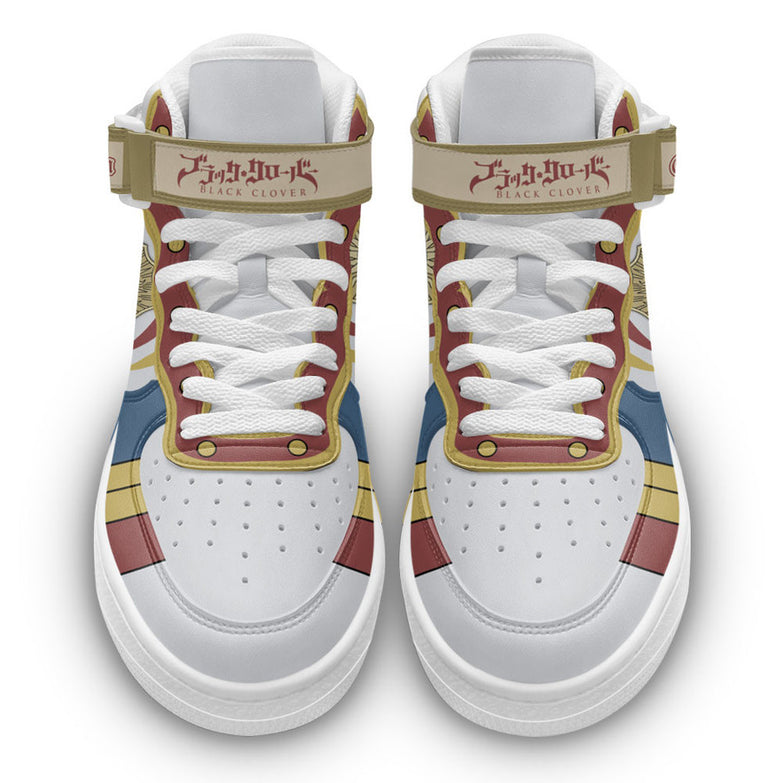 נעליים - סניקרס שחר זהוב איירפורס - Black Clover \ תלתן שחור