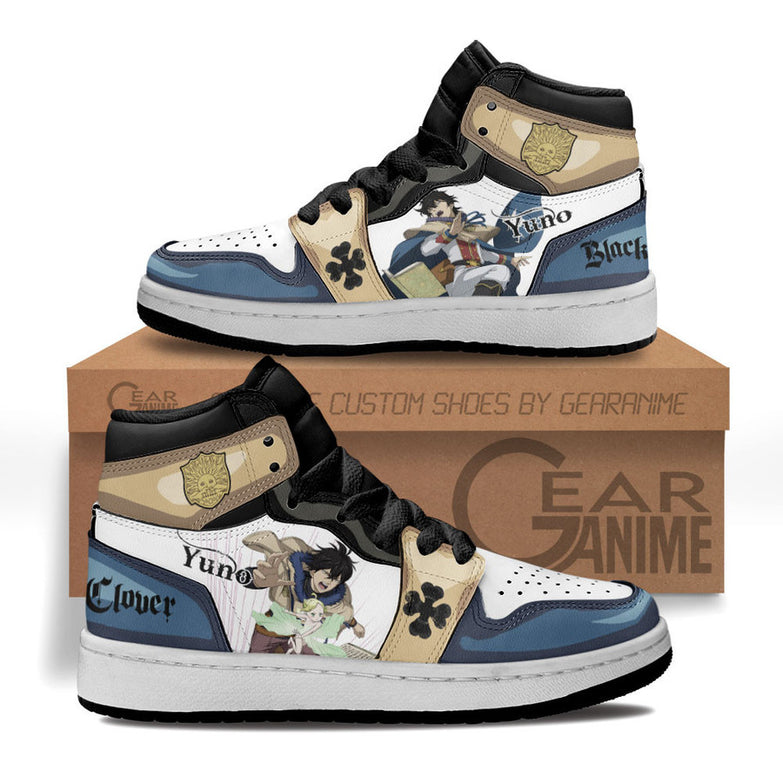 נעליים - סניקרס יונו ג'ורדן 2 - Black Clover \ תלתן שחור