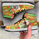 נעליים - סניקרס דנג'י כתומות ג'ורדן - Chainsaw Man \ איש המסור