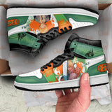 נעליים - סניקרס דנג'י ירוקות ג'ורדן - Chainsaw Man \ איש המסור