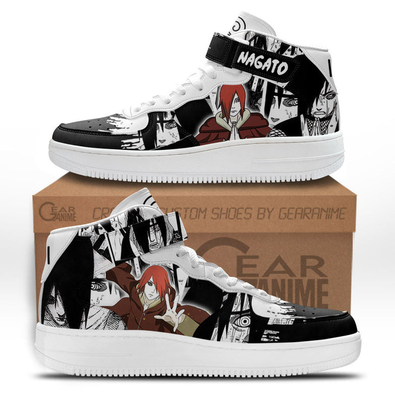 נעליים - סניקרס נאגאטו איירפורס גבוהות - Naruto \ נארוטו