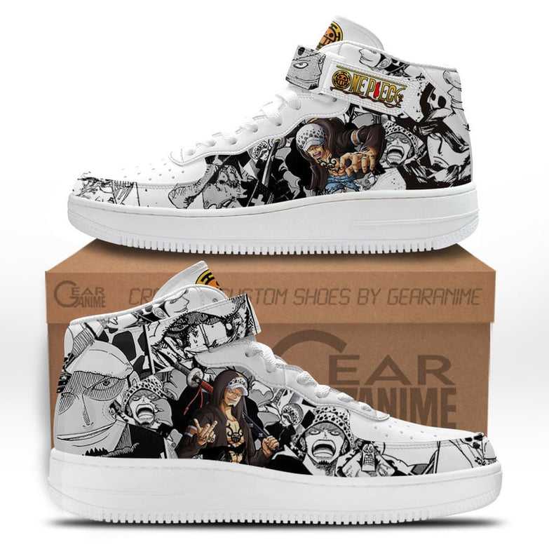 נעליים - סניקרס מנגה לאו איירפורס גבוהות - One Piece \ וואן פיס