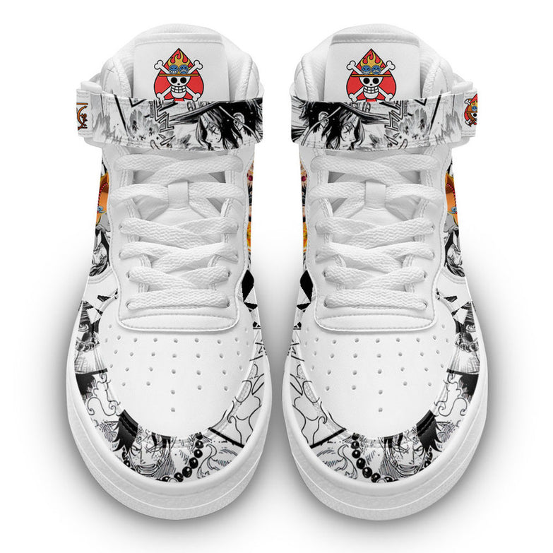 נעליים - סניקרס אייס איירפורס גבוהות - One Piece \ וואן פיס