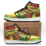 נעליים - סניקרס פוצ'יטה צהובות ג'ורדן - Chainsaw Man \ איש המסור