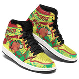 נעליים - סניקרס פוצ'יטה צהובות ג'ורדן - Chainsaw Man \ איש המסור