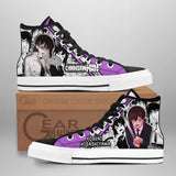 נעליים - סניקרס קובני קנבס גבוהות - Chainsaw Man \ איש המסור