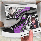 נעליים - סניקרס קובני קנבס גבוהות - Chainsaw Man \ איש המסור