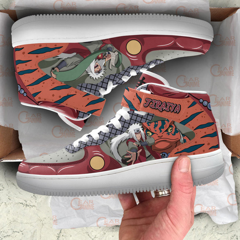 נעליים - סניקרס ג'יראיה איירפורס גבוהות - Naruto \ נארוטו