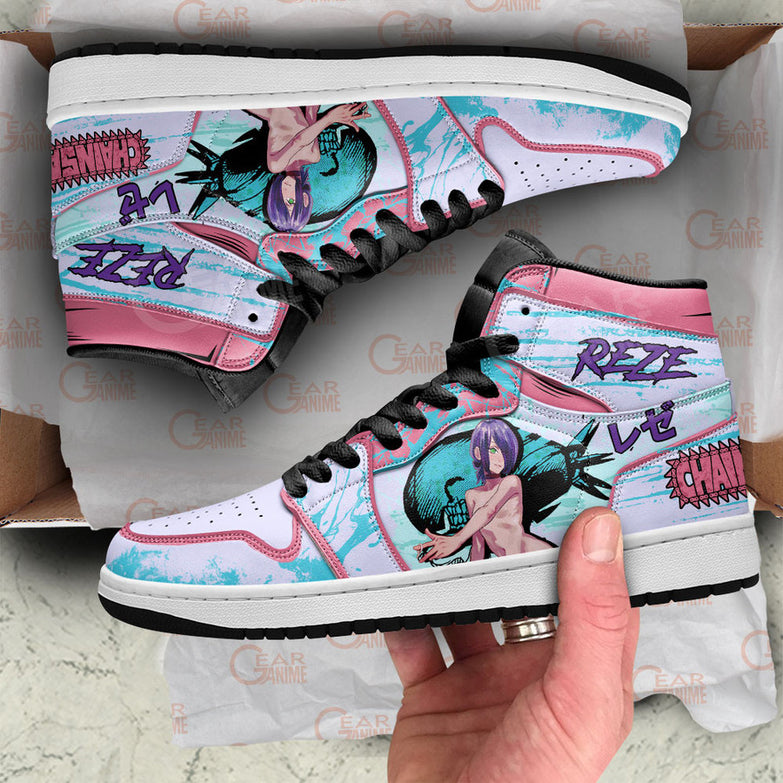 נעליים - סניקרס ריזה ג'ורדן - Chainsaw Man \ איש המסור