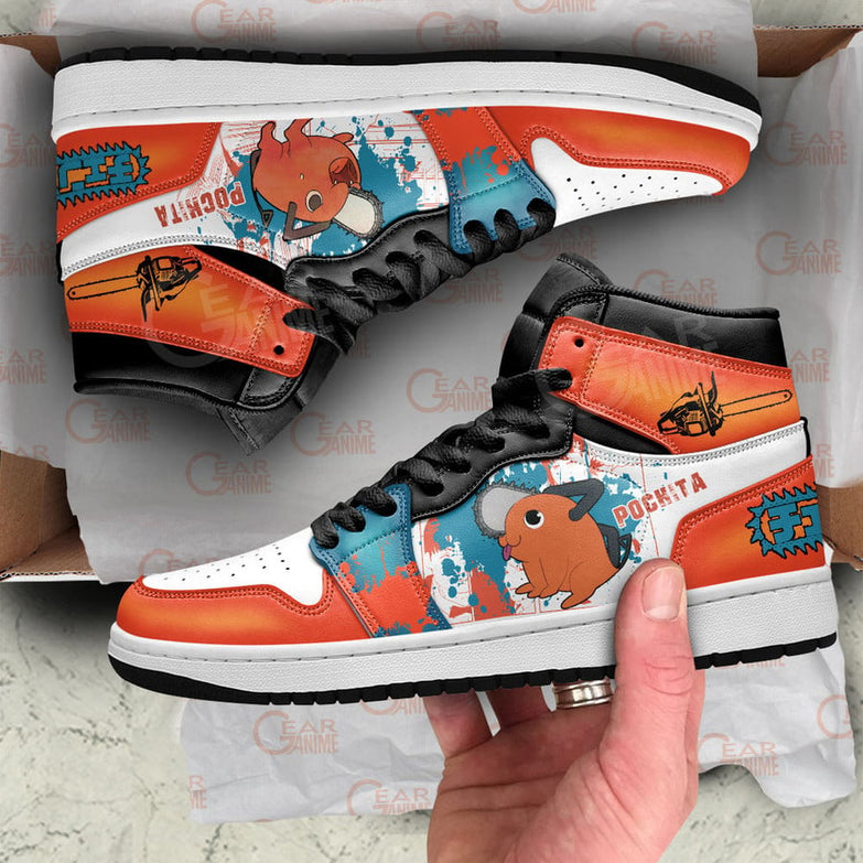 נעליים - סניקרס פוצ'יטה ג'ורדן - Chainsaw Man \ איש המסור