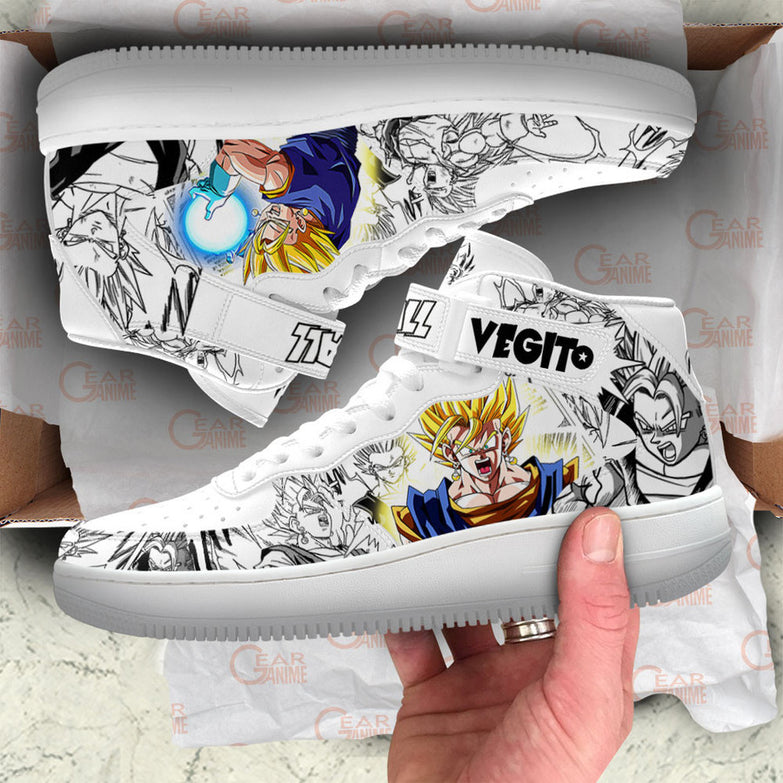 נעליים - סניקרס מנגה וג'יטו איירפורס גבוהות - Dragon Ball \ דרגון בול