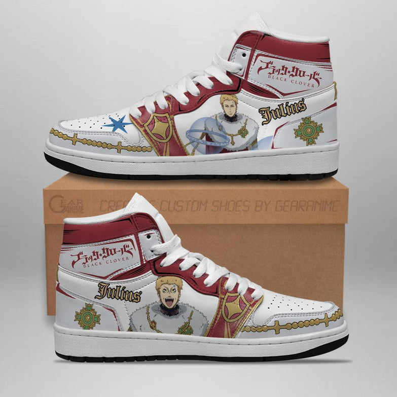 נעליים - סניקרס ג'וליוס ג'ורדן - Black Clover \ תלתן שחור