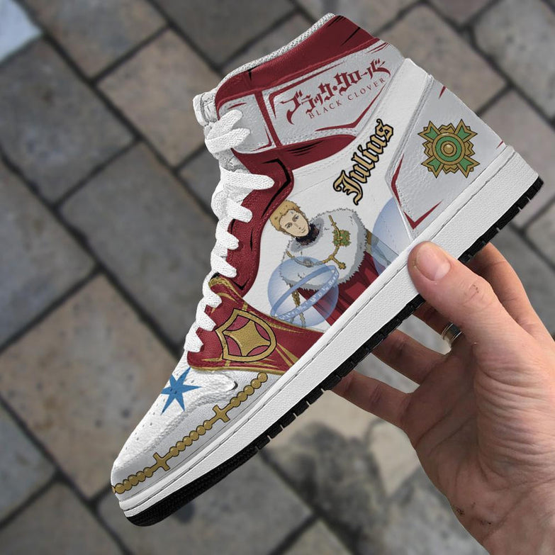 נעליים - סניקרס ג'וליוס ג'ורדן - Black Clover \ תלתן שחור