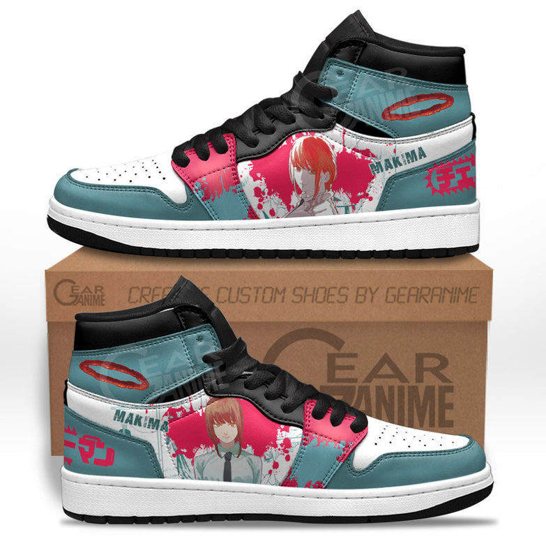 נעליים - סניקרס מאקימה כחולות ג'ורדן - Chainsaw Man \ איש המסור