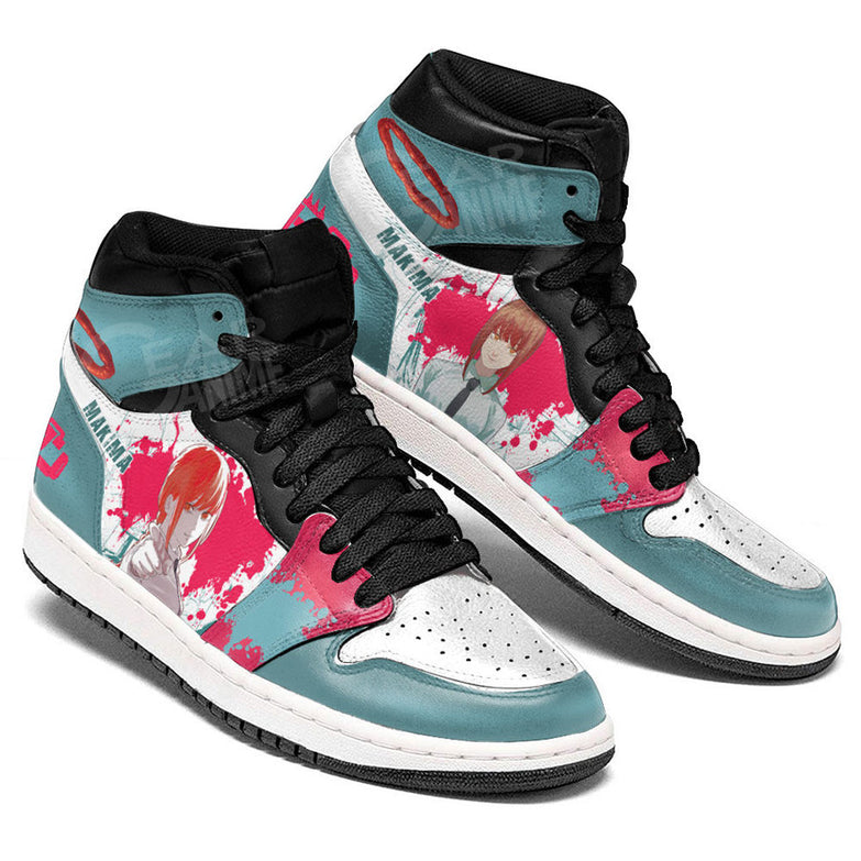 נעליים - סניקרס מאקימה כחולות ג'ורדן - Chainsaw Man \ איש המסור