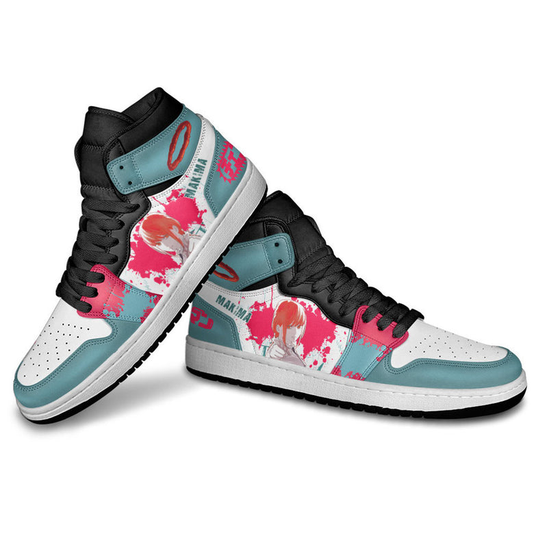 נעליים - סניקרס מאקימה כחולות ג'ורדן - Chainsaw Man \ איש המסור