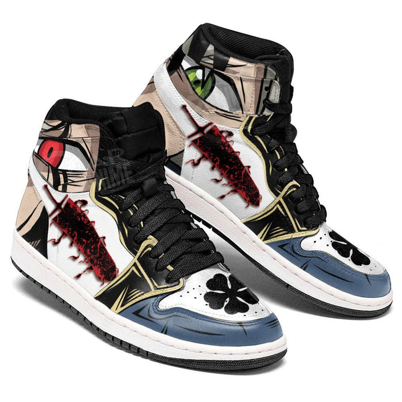 נעליים - סניקרס אסטה שד ג'ורדן - Black Clover \ תלתן שחור