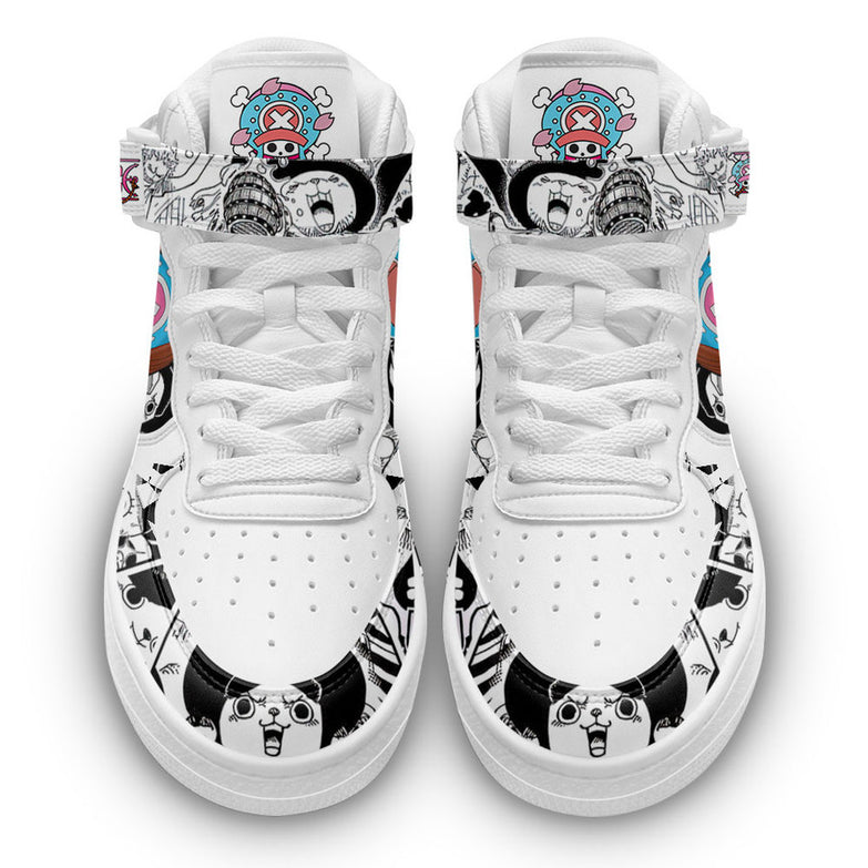 נעליים - סניקרס צ'ופר איירפורס גבוהות - One Piece \ וואן פיס
