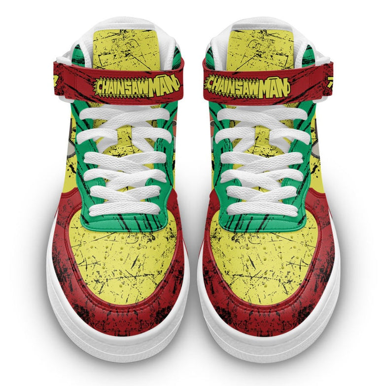 נעליים - סניקרס פוצ'יטה איירפורס גבוהות - Chainsaw Man \ איש המסור
