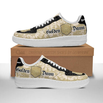 נעליים - סניקרס שחר זהוב
איירפורס - Black Clover \ תלתן שחור