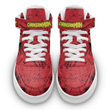 נעליים - סניקרס מאקימה איירפורס גבוהות - Chainsaw Man \ איש המסור