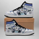 נעליים - סניקרס נוזל ג'ורדן - Black Clover \ תלתן שחור