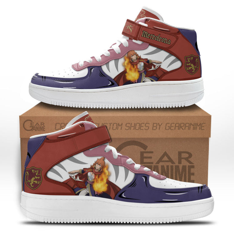 נעליים - סניקרס מראולאונה ג'ורדן - Black Clover \ תלתן שחור