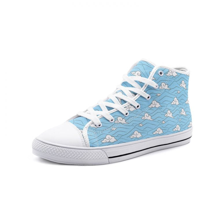 נעליים - סניקרס אורוקדאקי קנבס גבוהות - Demon Slayer \ קוטל השדים