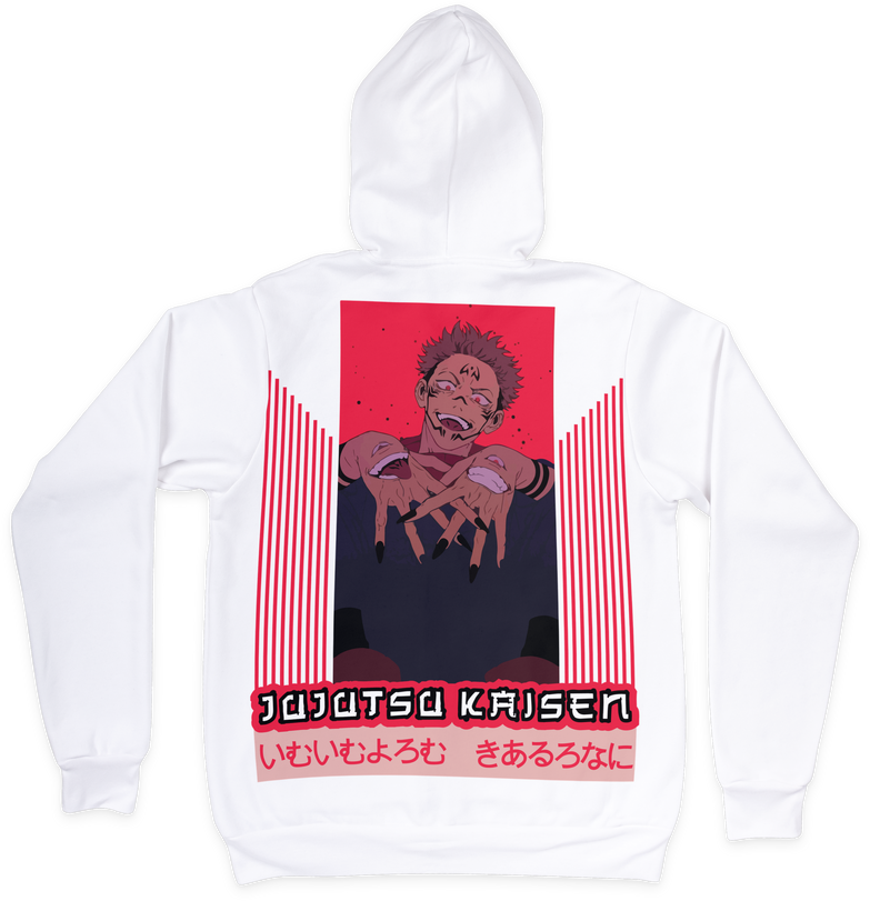 בגדים - סווטשירט סוקונה - Jujutsu Kaisen \ ג'וג'וטסו קאיזן