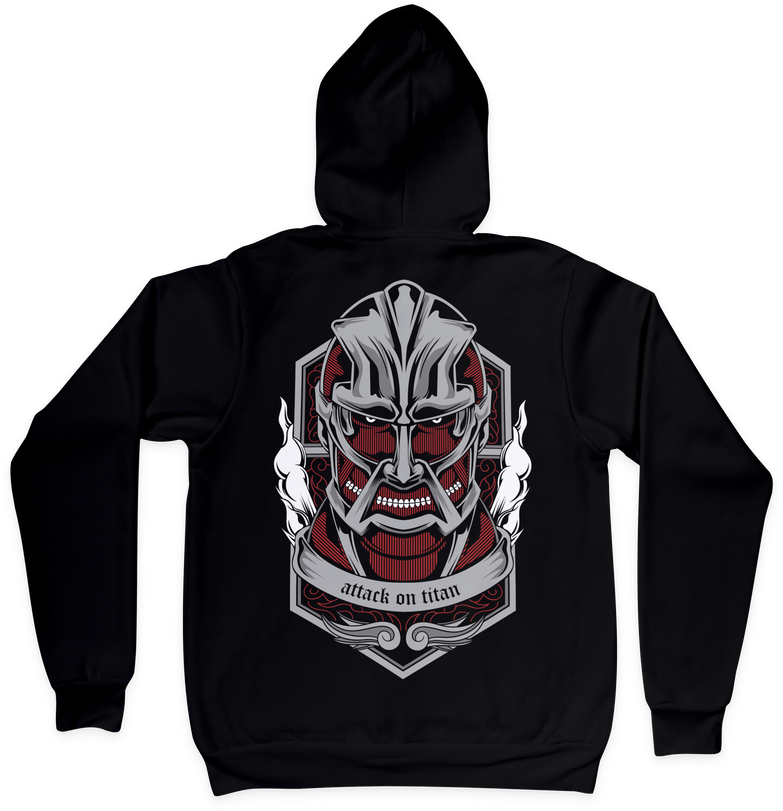 בגדים - סווטשירט טיטאן הקולוסל - Attack on Titan \ מתקפת הטיטאנים