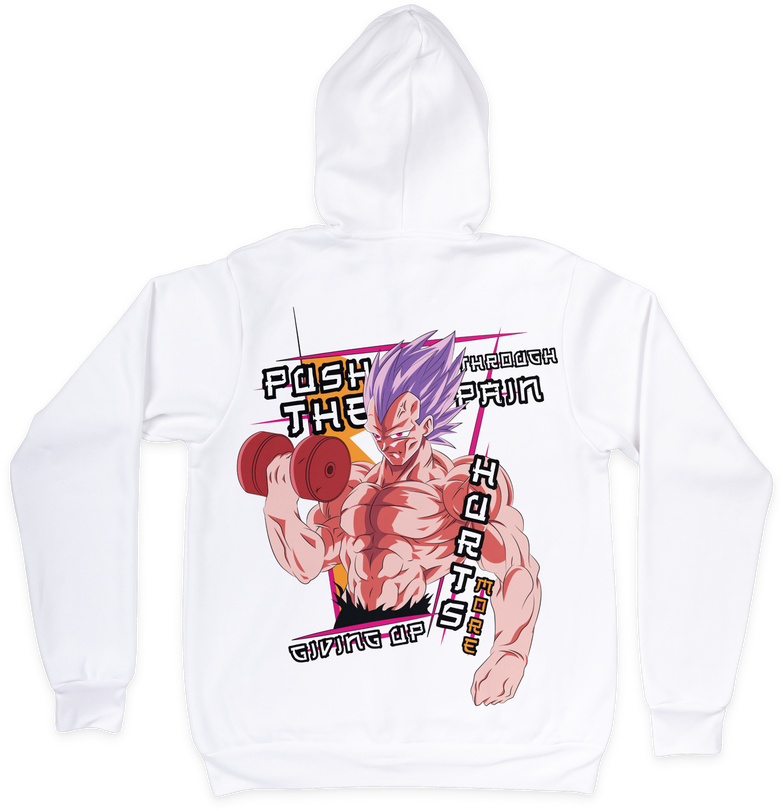 בגדים - סווטשירט וג'יטה משפט מוטיבציה - Dragon Ball \ דרגון בול